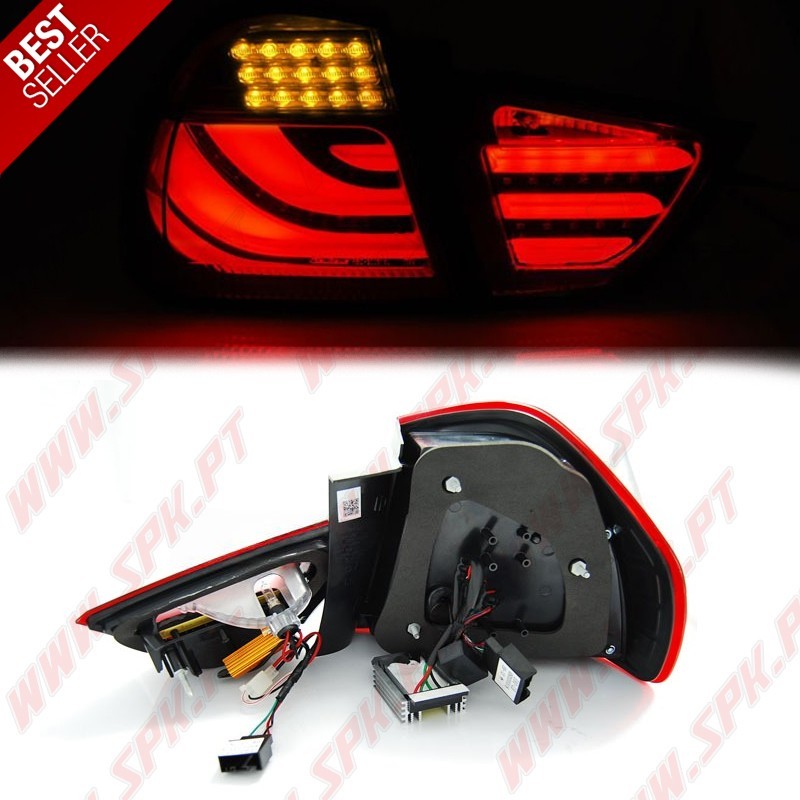Farolins LED-BAR Red+Smoke - BMW E91 Touring LCI (2009-2011)