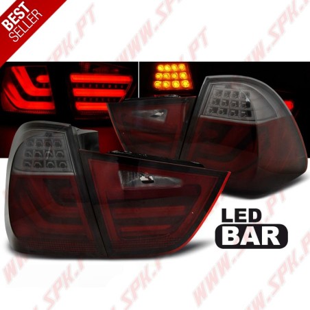 Farolins LED-BAR Red+Smoke - BMW E91 Touring LCI (2009-2011)