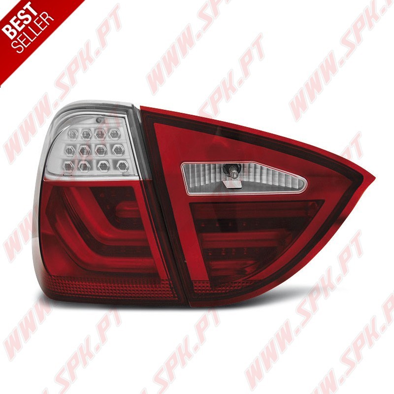 Farolins LED-BAR Red+Clear - BMW E91 Touring (2005-2008) Farolins LED-BAR Red+Clear - BMW E91 Touring (2005-2008)