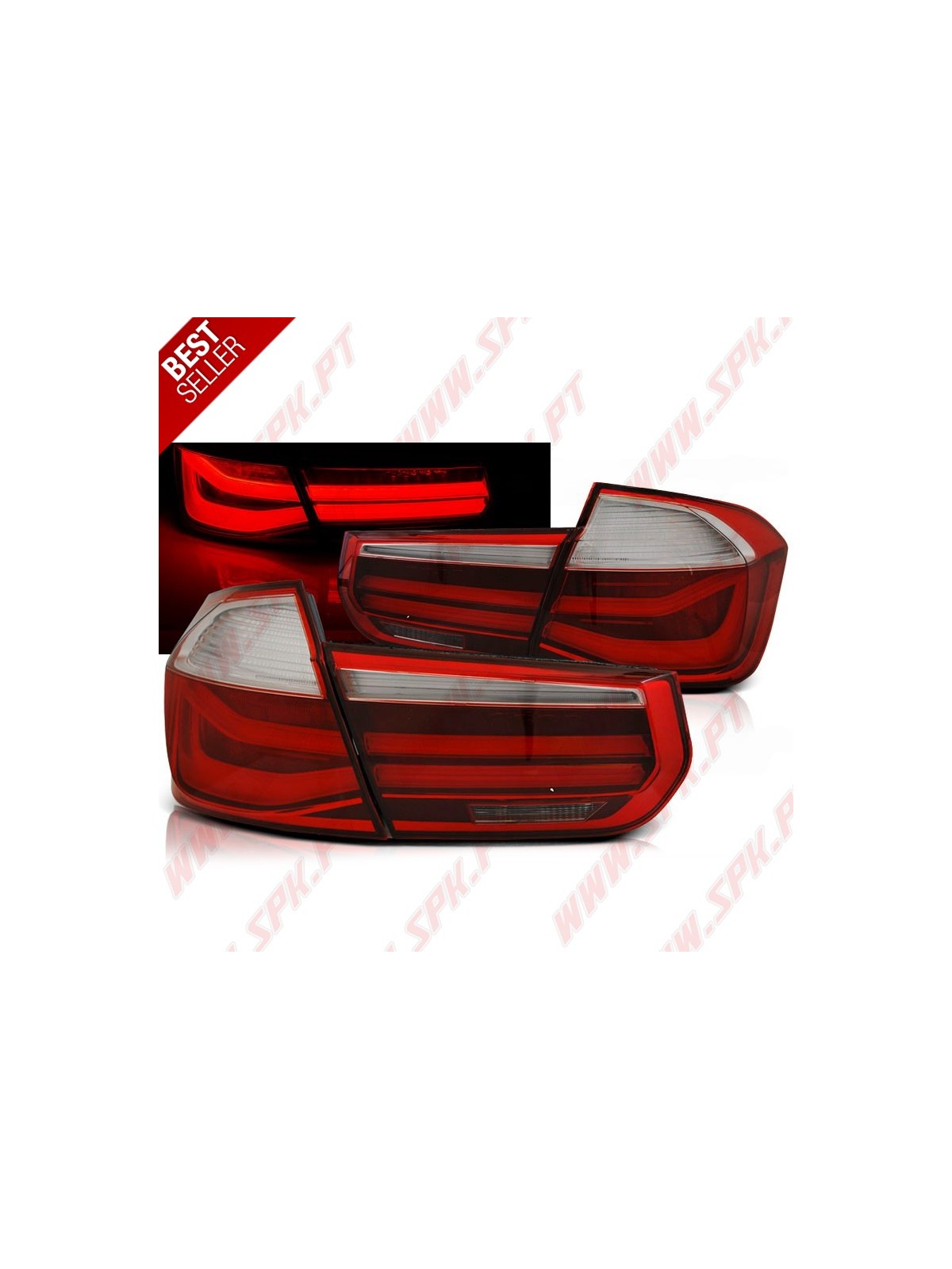 Farolins LED-BAR Red+Clear - BMW F30 Sedan (2011-2015) Farolins LED-BAR Red+Clear - BMW F30 Sedan (2011-2015)
