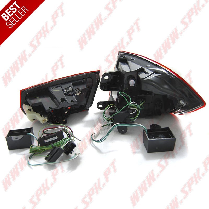 Farolins LED-BAR Smoke - BMW F30 Sedan (2011-2015) Farolins LED-BAR Smoke - BMW F30 Sedan (2011-2015)