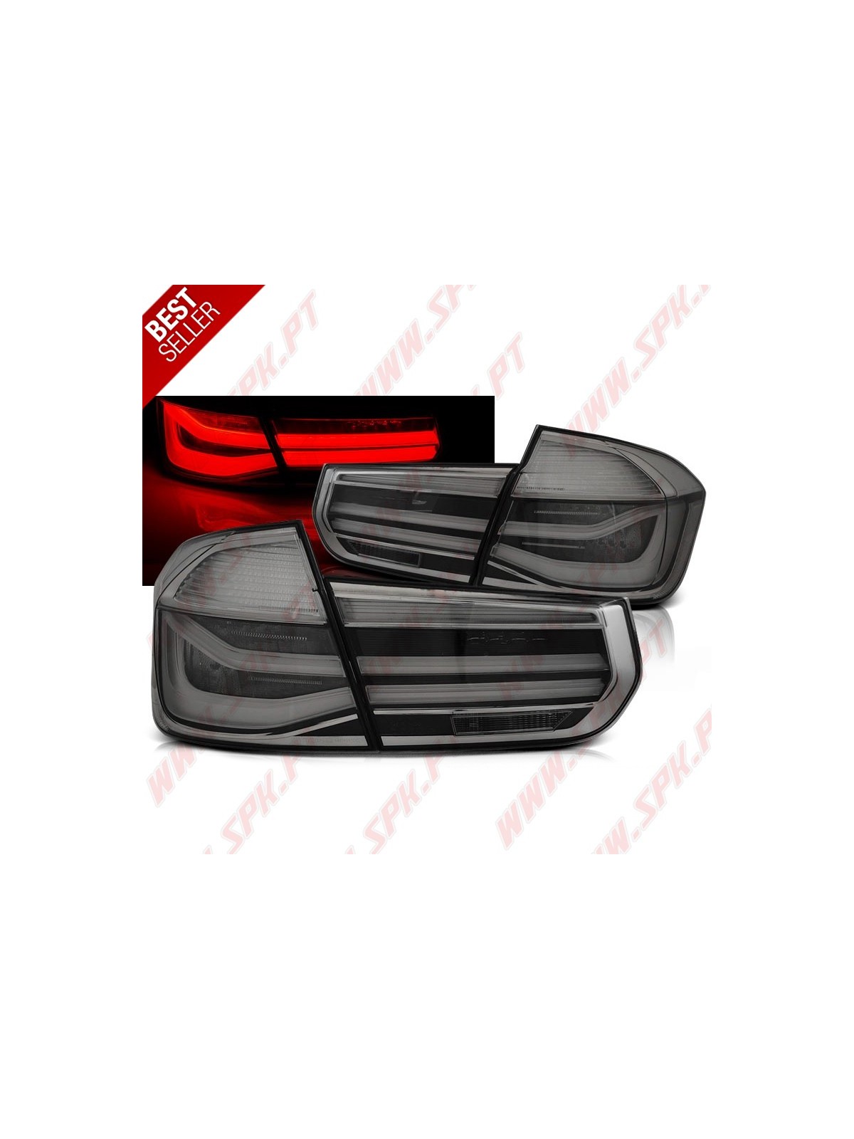 Farolins LED-BAR Smoke - BMW F30 Sedan (2011-2015) Farolins LED-BAR Smoke - BMW F30 Sedan (2011-2015)