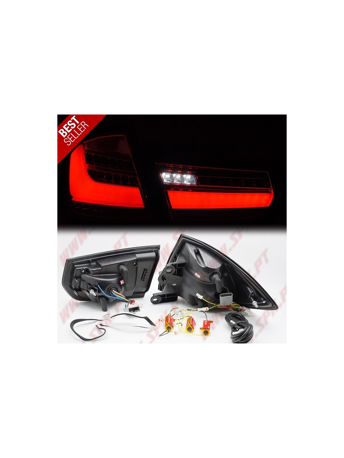 Farolins LED-Dynamic Red+Smoke - BMW F30 Sedan (2011-2015)