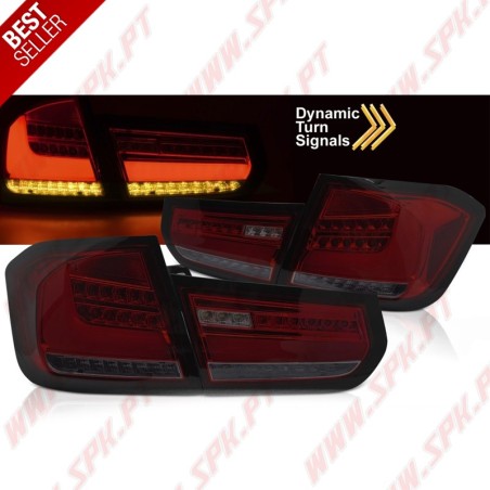 Farolins LED-Dynamic Red+Smoke - BMW F30 Sedan (2011-2015)