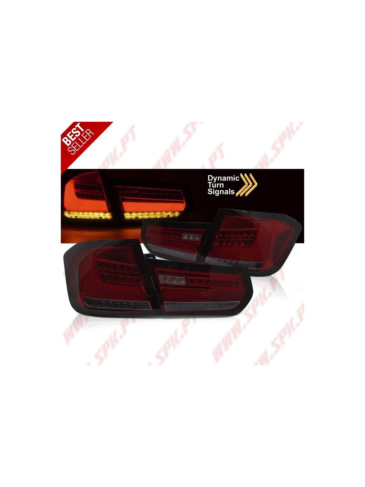 Farolins LED-Dynamic Red+Smoke - BMW F30 Sedan (2011-2015)