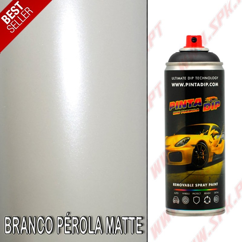 Spray 400ml Pinta Dip - Branco Pérola Matte Spray 400ml Pinta Dip - Branco Pérola Matte