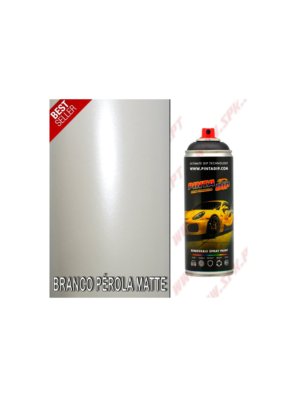Spray 400ml Pinta Dip - Branco Pérola Matte Spray 400ml Pinta Dip - Branco Pérola Matte