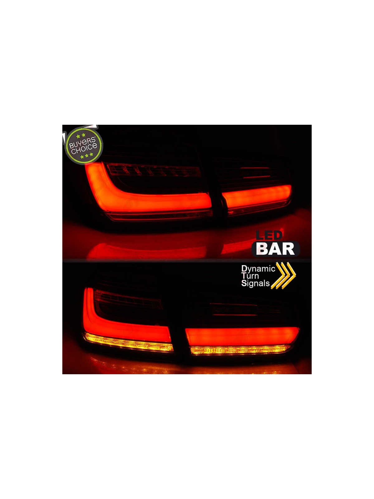 Farolins LED-BAR II Black+Smoke - BMW F30 Sedan (2011-2018) Farolins LED-BAR II Black+Smoke - BMW F30 Sedan (2011-2018)