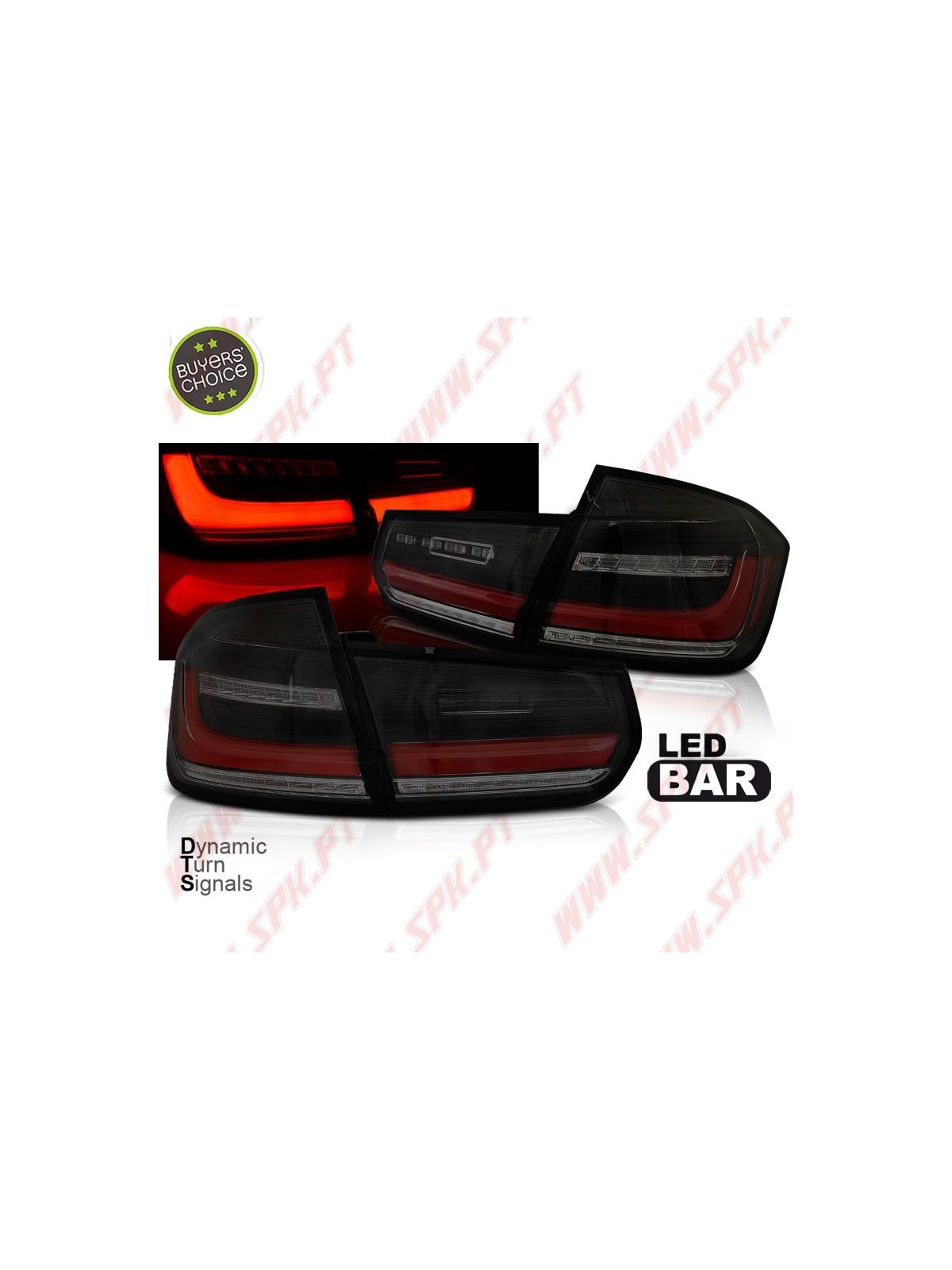 Farolins LED-BAR II Black+Smoke - BMW F30 Sedan (2011-2018) Farolins LED-BAR II Black+Smoke - BMW F30 Sedan (2011-2018)