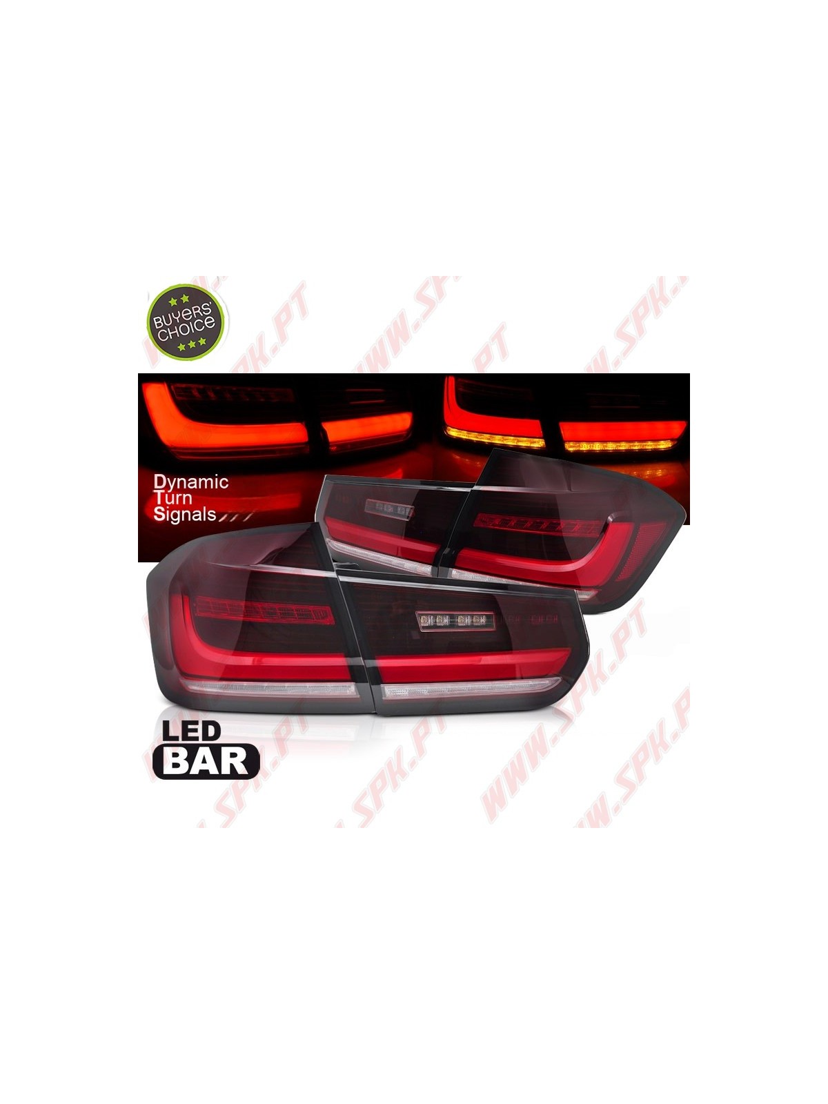 Farolins LED-BAR II Red+White - BMW F30 Sedan (2011-2018)