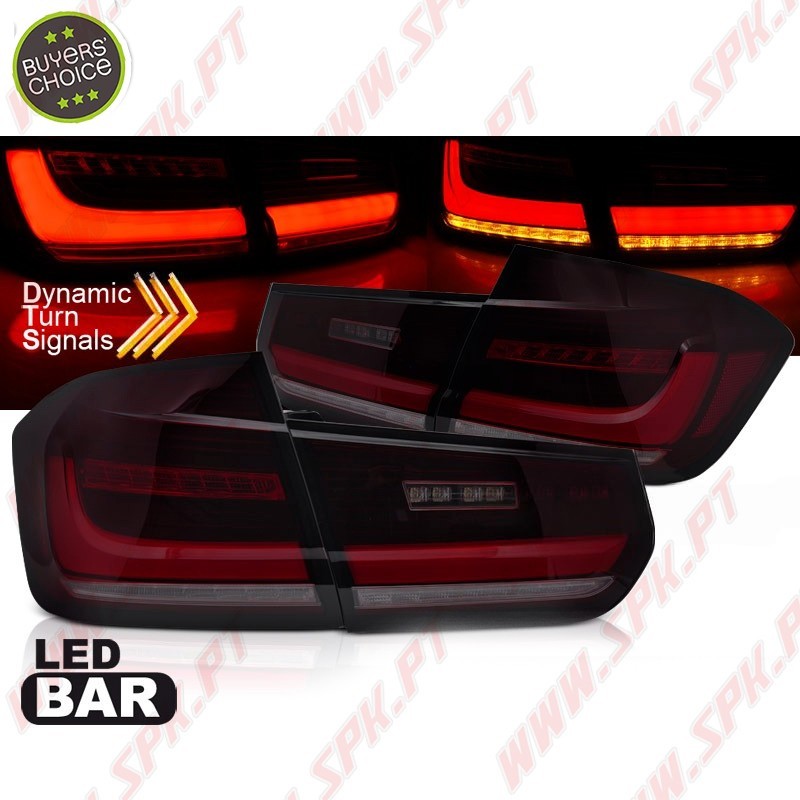 Farolins LED-BAR II Red+Smoke - BMW F30 Sedan (2011-2018)