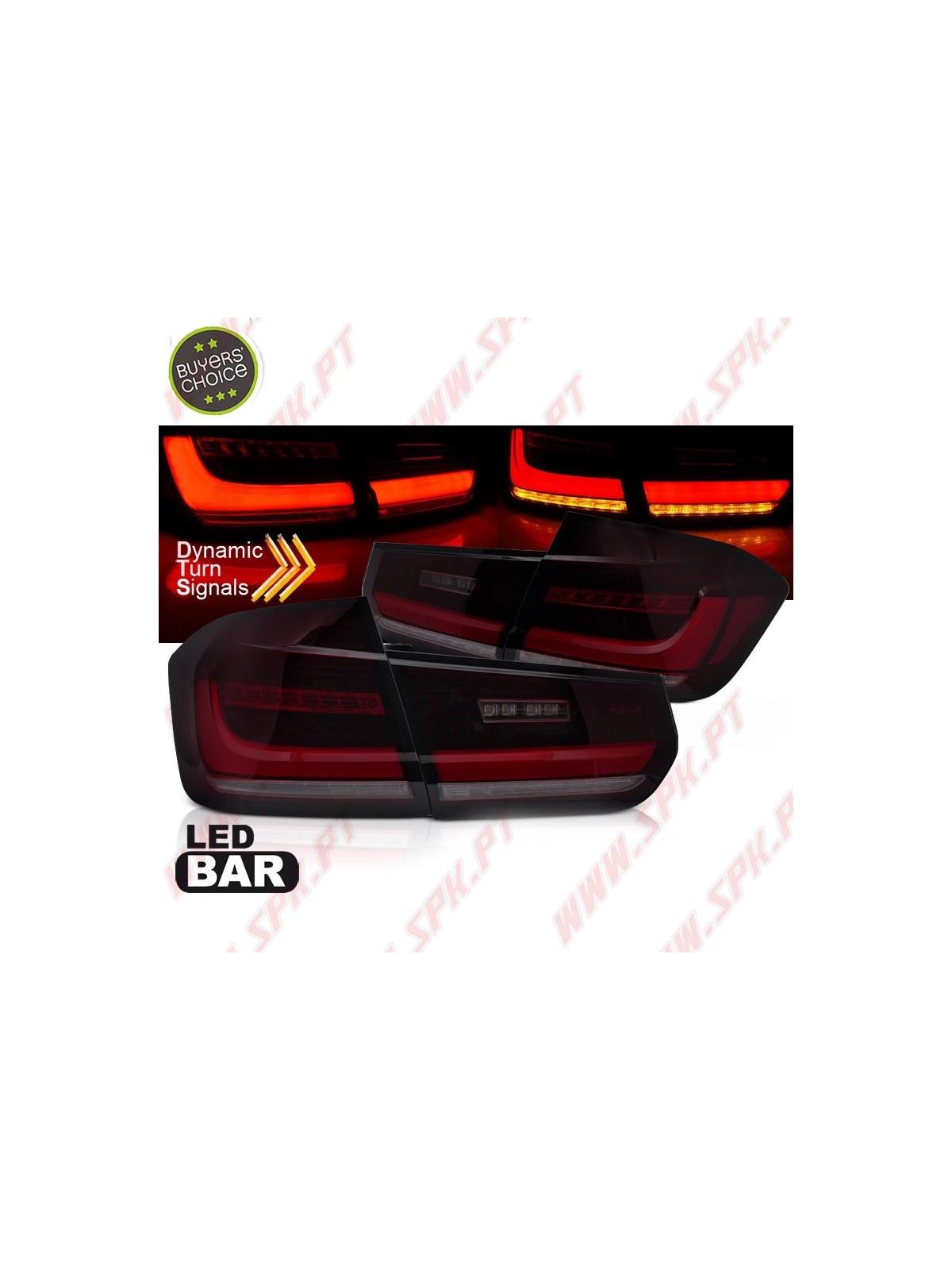 Farolins LED-BAR II Red+Smoke - BMW F30 Sedan (2011-2018)