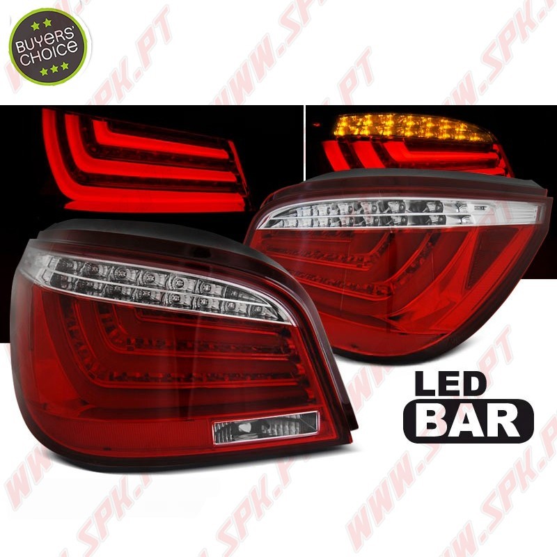 Farolins LED-BAR Red+Clear - BMW E60 Sedan (2003-2007)
