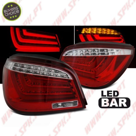 Farolins LED-BAR Red+Clear - BMW E60 Sedan (2003-2007)