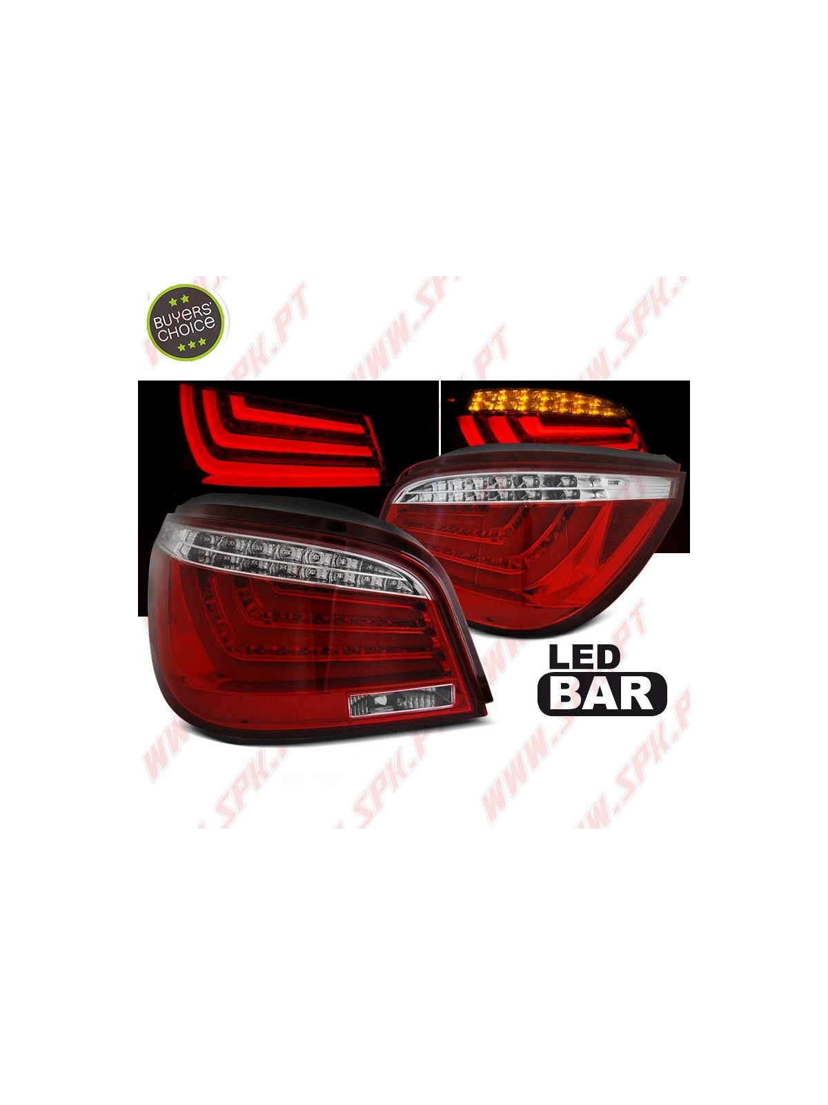 Farolins LED-BAR Red+Clear - BMW E60 Sedan (2003-2007)
