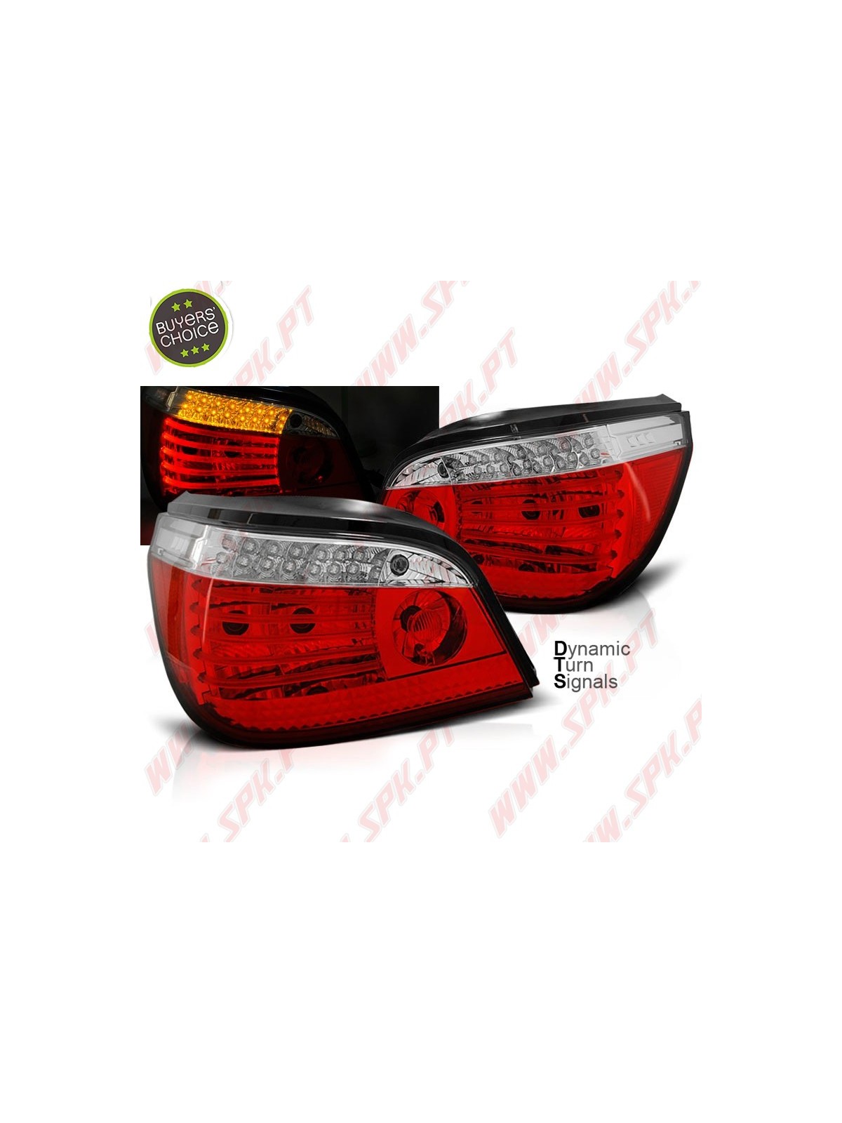 Farolins LED-Dynamic Red+Clear - BMW E60 Sedan (2003-2007) Farolins LED-Dynamic Red+Clear - BMW E60 Sedan (2003-2007)