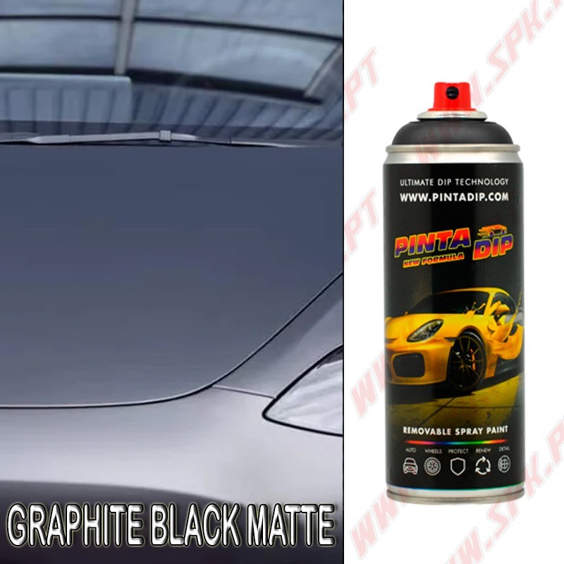 Spray 400ml Pinta Dip - Graphite Black Matte Spray 400ml Pinta Dip - Graphite Black Matte