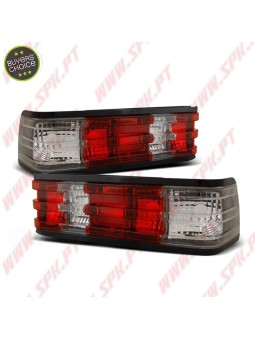 Farolins Cristal Red+Clear - Mercedes W201 190 (1982-1993)