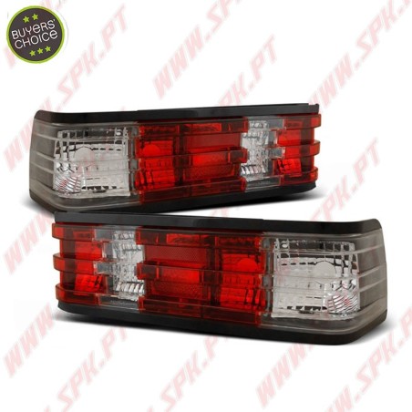 Farolins Cristal Red+Clear - Mercedes W201 190 (1982-1993)