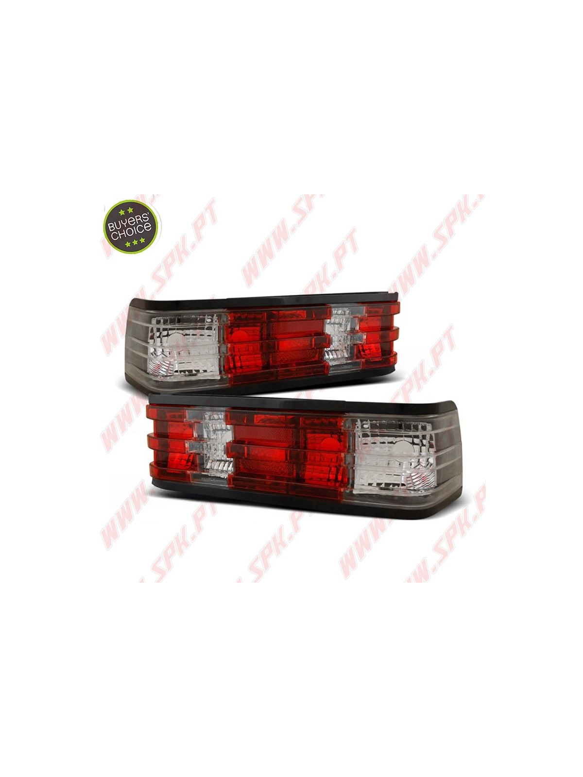 Farolins Cristal Red+Clear - Mercedes W201 190 (1982-1993)