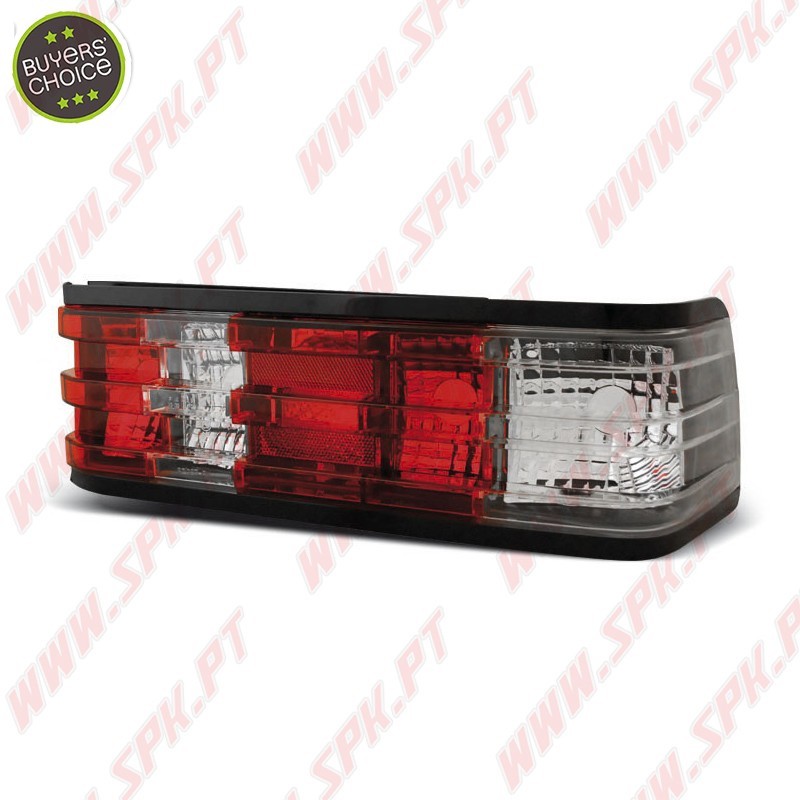 Farolins Cristal Red+Clear - Mercedes W201 190 (1982-1993)