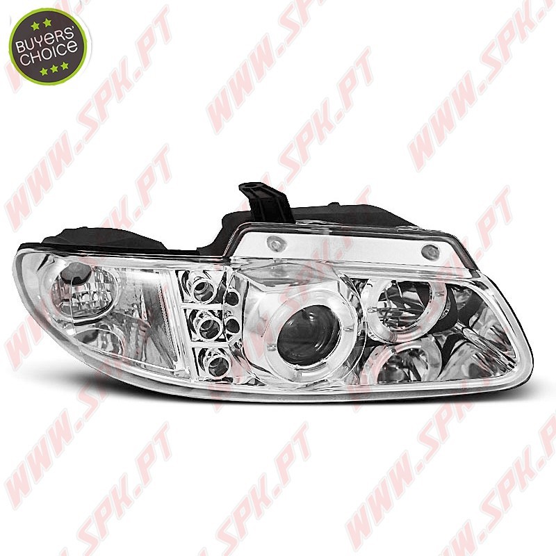 Faróis Angel Eyes / Chrome - Chrysler Voyager (1996-2001) Faróis Angel Eyes / Chrome - Chrysler Voyager (1996-2001)