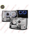 Faróis Angel Eyes / Chrome - Jeep Grand Cherokee ZJ (1993-1998)