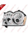 Faróis Angel Eyes / Chrome - Jeep Grand Cherokee WK (2005-2008)