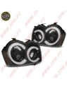 Faróis Tube Light / Black - Jeep Grand Cherokee WK (2005-2008)