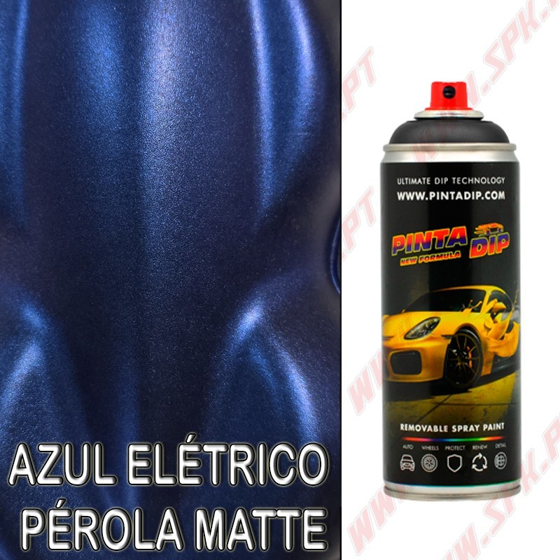 Spray 400ml Pinta Dip - Azul Elétrico Pérola Matte