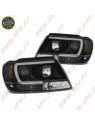 Faróis Tube Light / Black - Jeep Grand Cherokee WJ (1999-2005)