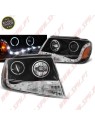 Faróis DayLight / Black - Jeep Grand Cherokee WJ (1999-2005)