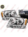 Faróis Angel Eyes / Chrome - Jeep Grand Cherokee WJ (1999-2005)