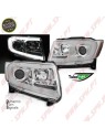 Faróis Tube Light Dynamic / Chrome - Jeep Grand Cherokee WK2 (2011-2013)