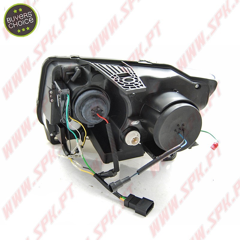 Faróis Tube Light Dynamic / Black - Jeep Grand Cherokee WK2 (2011-2013)