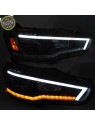 Faróis Tube Light Dynamic / Black - Mitsubishi Lancer 8 (2008-2016) Faróis Tube Light Dynamic / Black - Mitsubishi Lancer 8 (2008-2016)