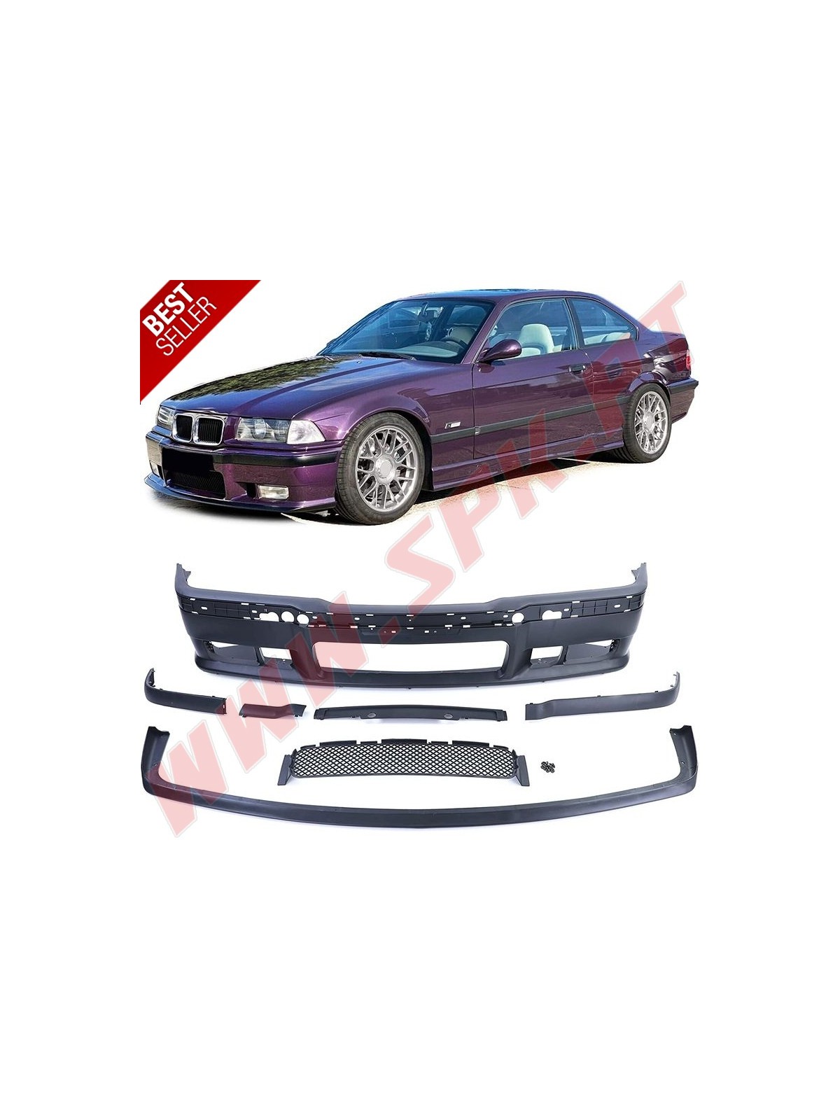 Para-Choques Frontal Look M3 - BMW E36 (1990-1998) Para-Choques Frontal Look M3 - BMW E36 (1990-1998)