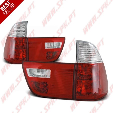 Farolins Cristal Red+Clear - BMW X5 E53 (1999-2006)