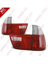 Farolins Cristal Red+Clear - BMW X5 E53 (1999-2006)