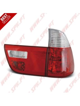 Farolins Cristal Red+Clear - BMW X5 E53 (1999-2006)