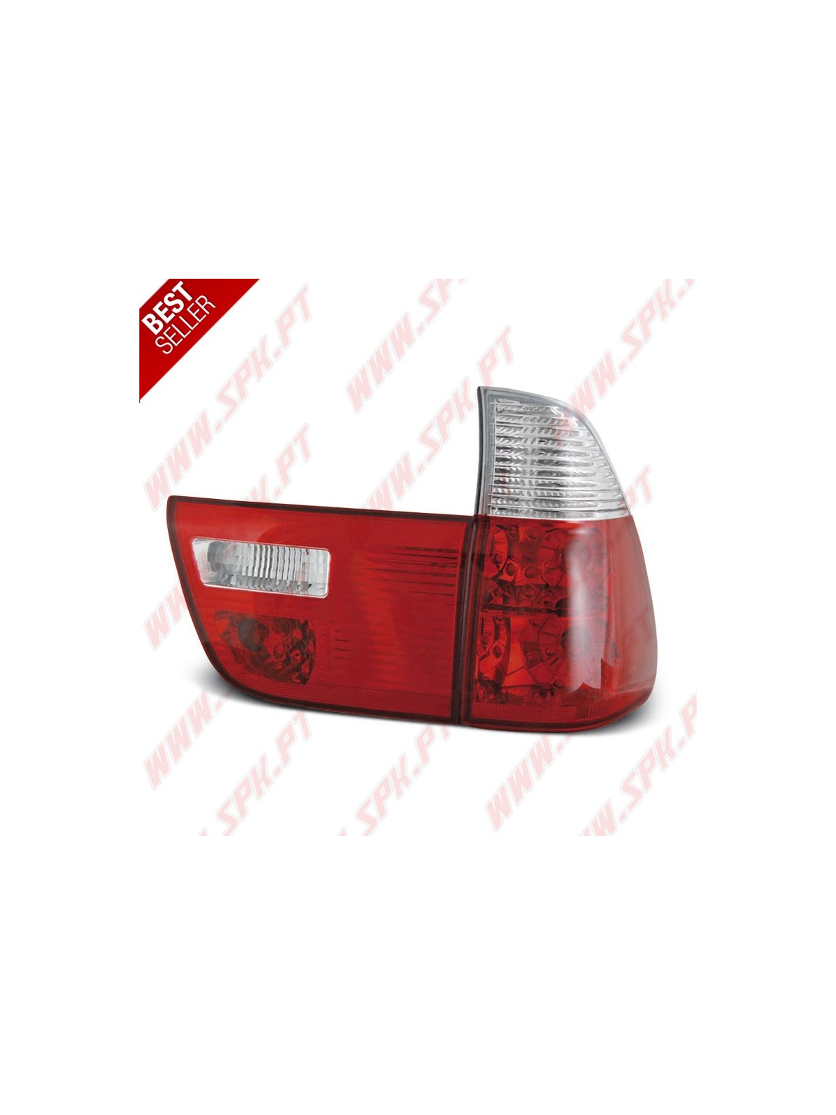 Farolins Cristal Red+Clear - BMW X5 E53 (1999-2006)