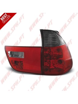 Farolins Cristal Red+Smoke - BMW X5 E53 (1999-2006)