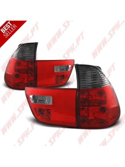 Farolins Cristal Red+Smoke - BMW X5 E53 (1999-2006)