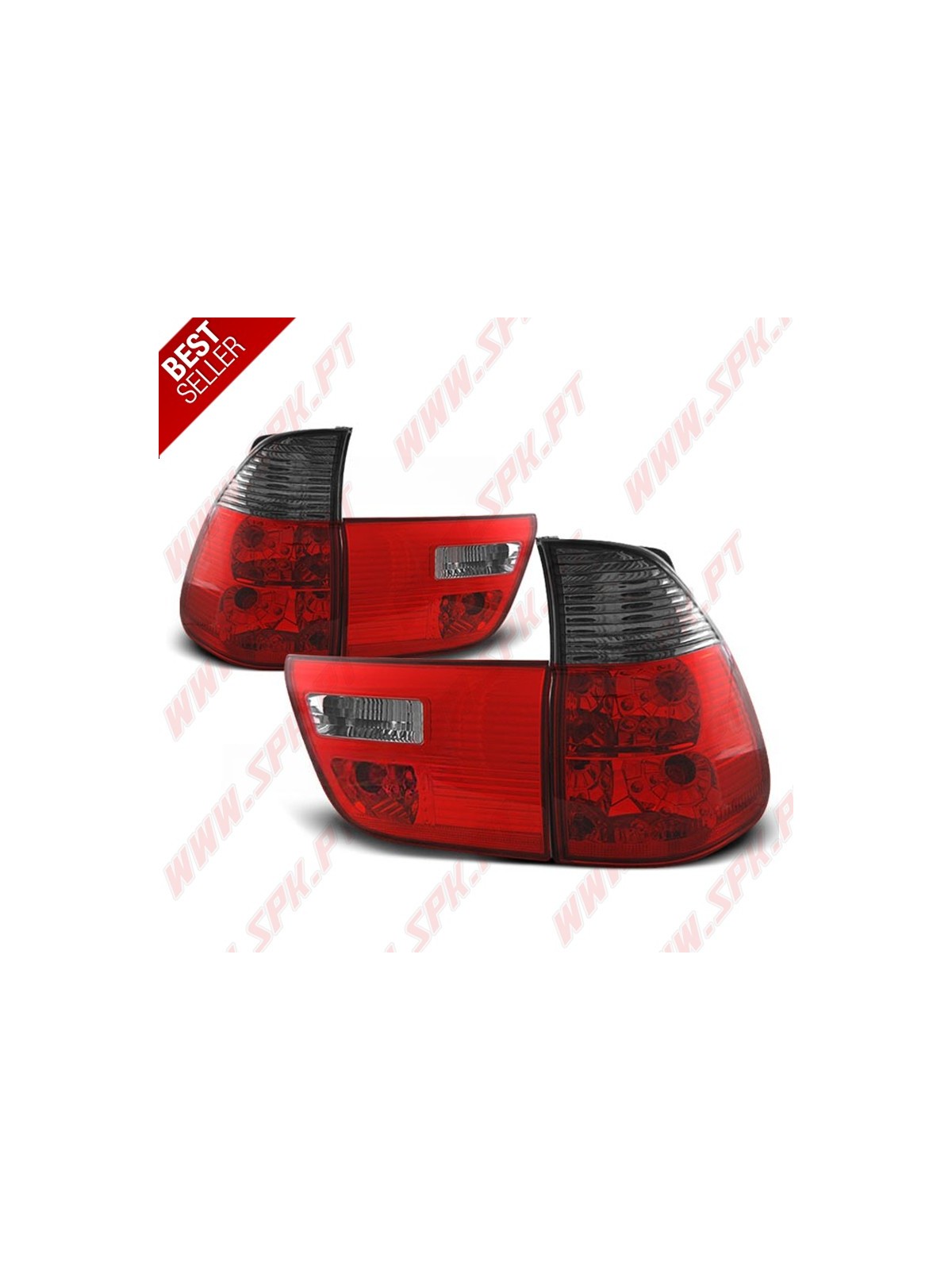 Farolins Cristal Red+Smoke - BMW X5 E53 (1999-2006) Farolins Cristal Red+Smoke - BMW X5 E53 (1999-2006)