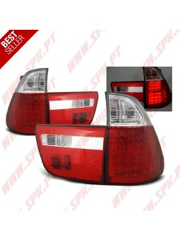 Farolins LED Red+Clear - BMW X5 E53 (1999-2003)