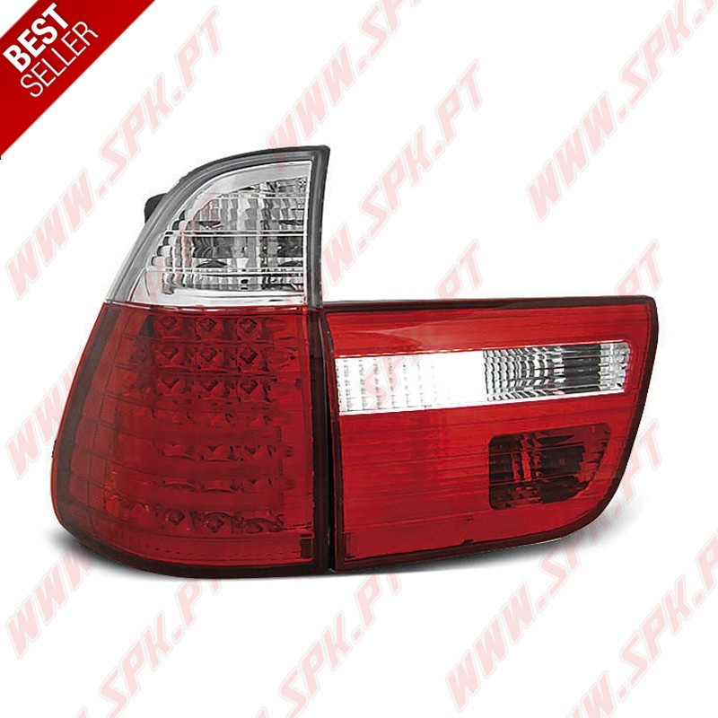 Farolins LED Red+Clear - BMW X5 E53 (1999-2003)