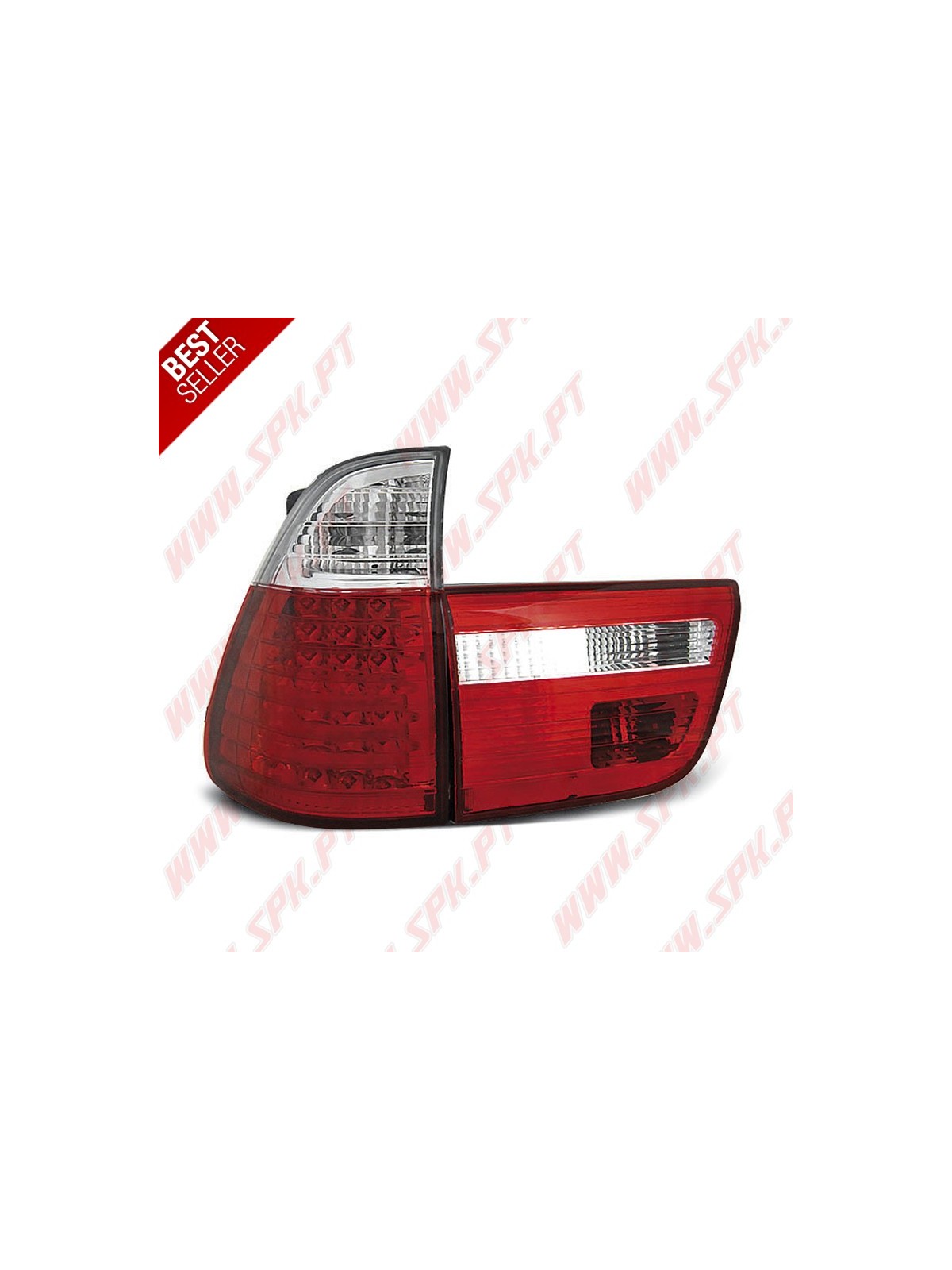 Farolins LED Red+Clear - BMW X5 E53 (1999-2003)