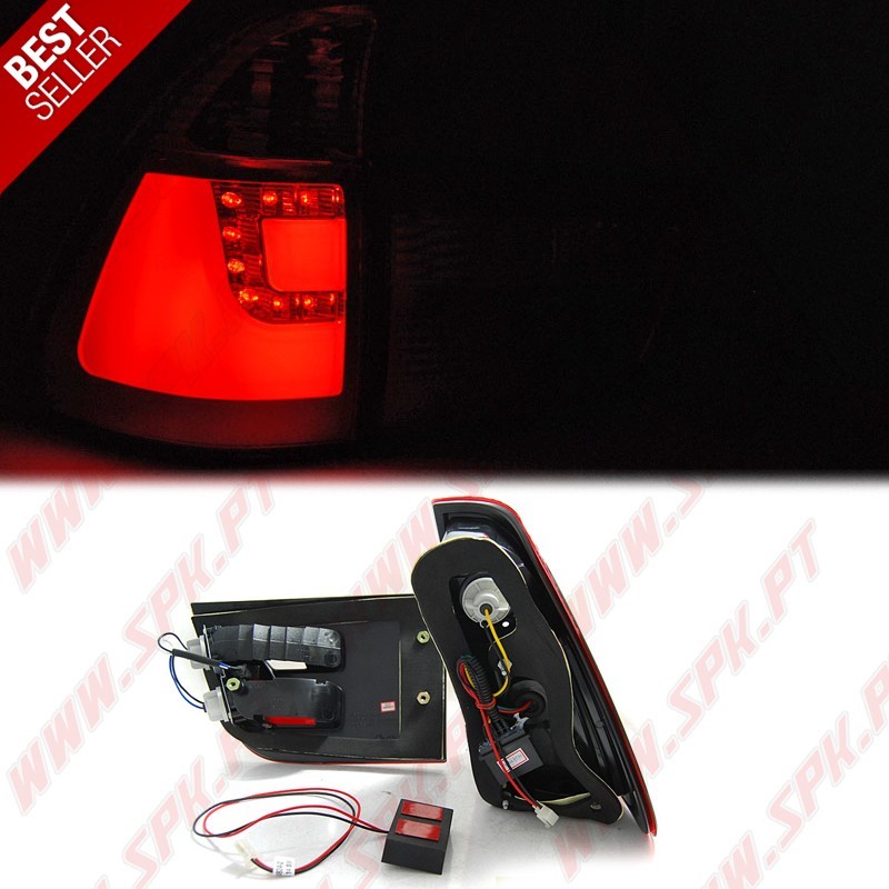 Farolins LED-BAR Red+Clear - BMW X5 E53 (1999-2003)