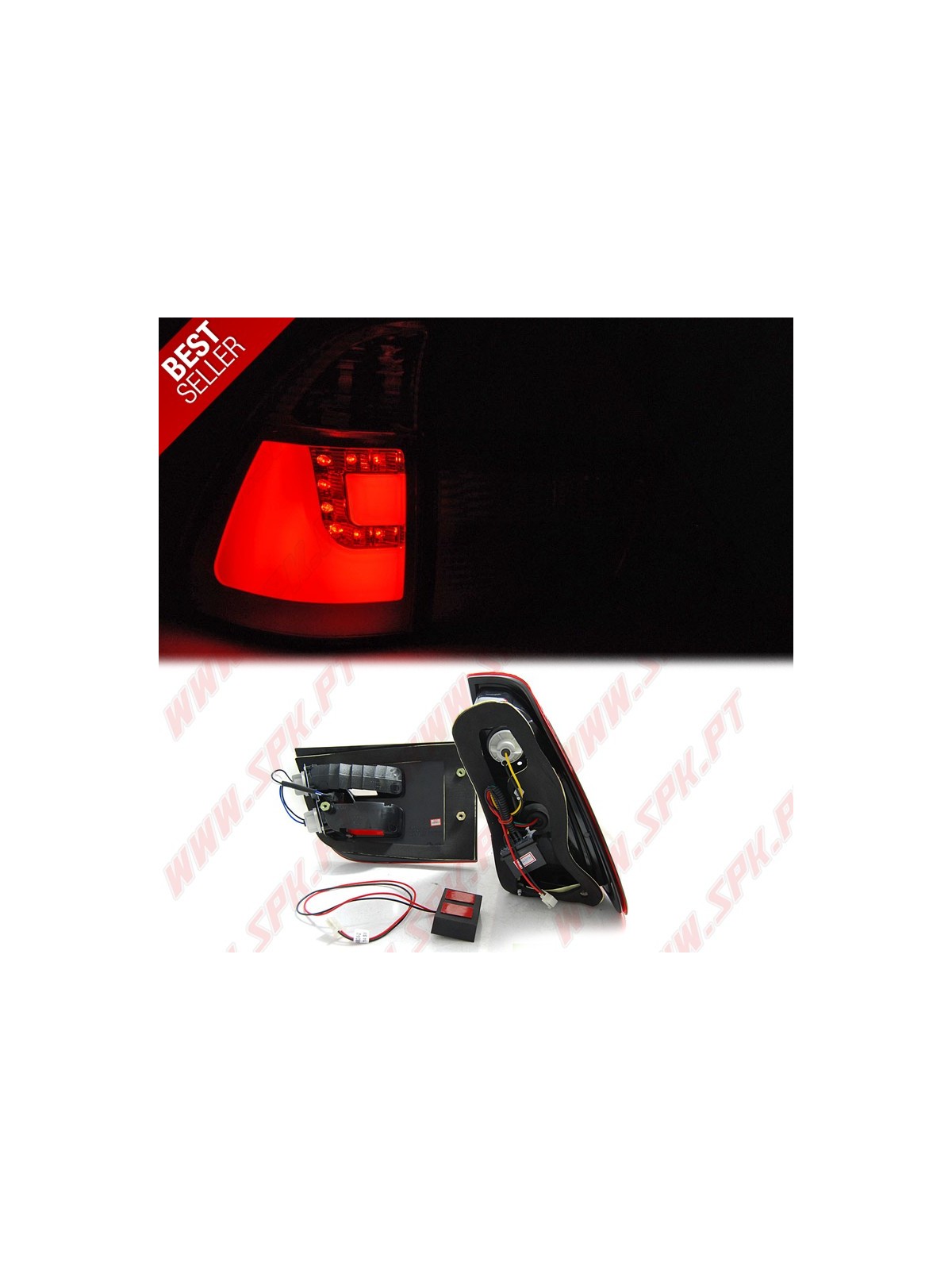 Farolins LED-BAR Red+Clear - BMW X5 E53 (1999-2003)