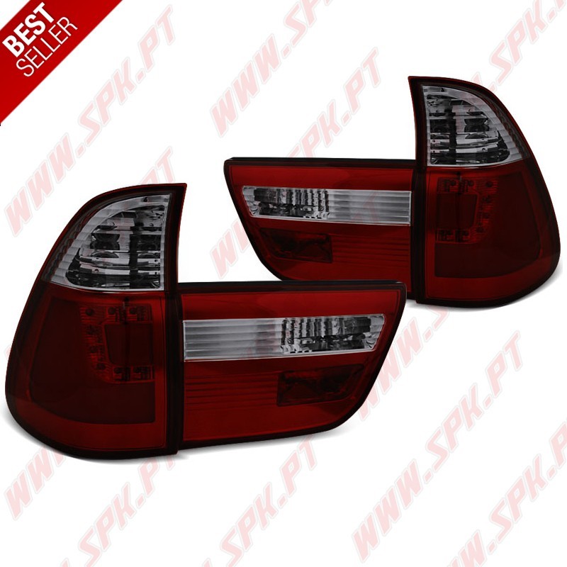 Farolins LED-BAR Red+Smoke - BMW X5 E53 (1999-2003)
